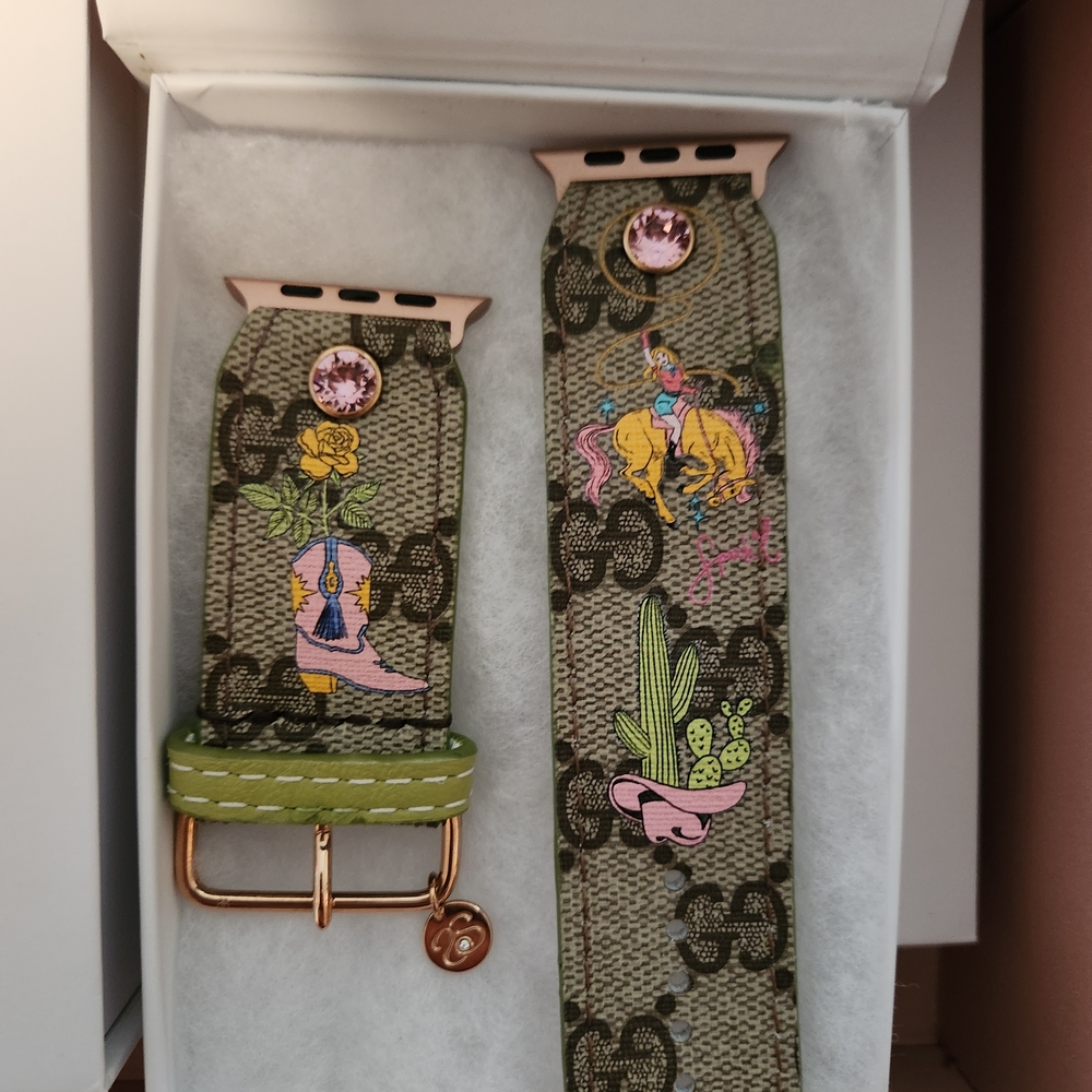 Spark*L Bands- Authentic Upcycled Gucci Apple watch Band
